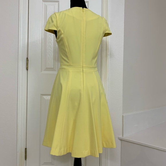 Belle Badgley Mischka Pleated Fit & Flare Dress - Picture 4 of 5